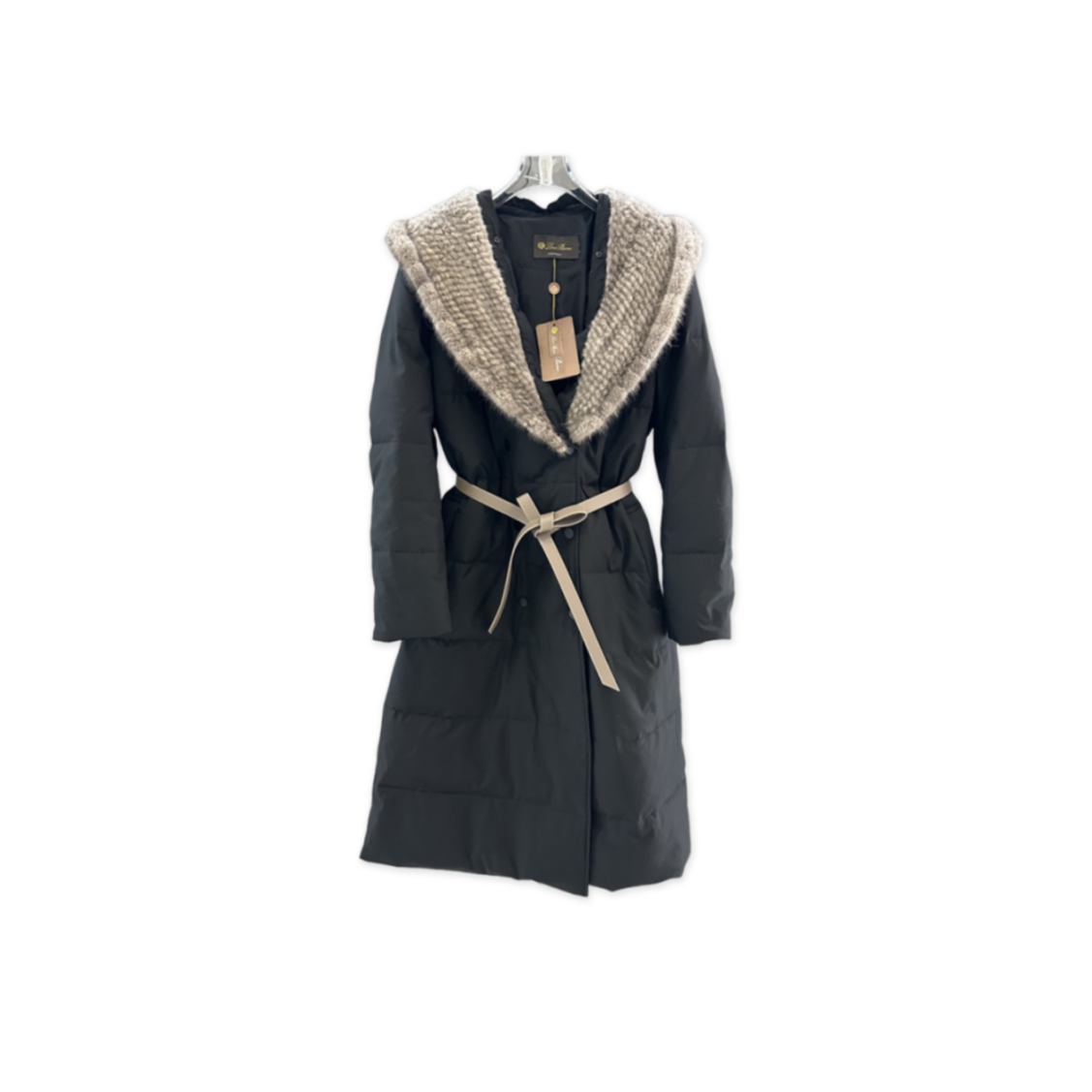 L0r0 P1ana mink hooded down jacket